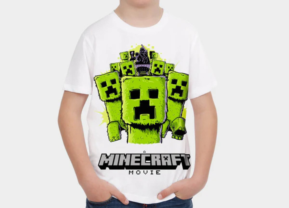 Minecraft Movie T-Shirt  Gaming Boys T Shirt